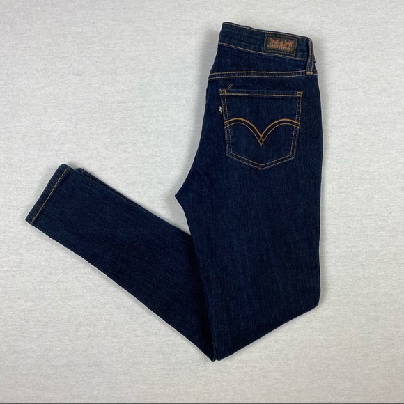 EUC Levi’s Legging Dark Wash Stretch Skinny Jeans - Picture 10 of 12